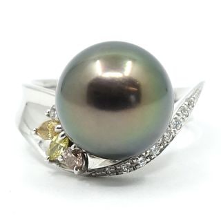 �ڱɡۡ�JEWELRY�ۥ��奨�꡼ ��� ����  �ѡ���  ��������� 0.24ct K18 WG �ۥ磻�ȥ������ ��9.5g 15��16�� ��ǥ����� ���ΤΤߡ���š�