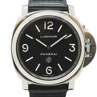 ��ŷ��ۡ�PANERAI�ۥѥͥ饤 ��ߥΡ��� �١��� ���� PAM00000 L�� ��� �֥�å� SS �쥶�� �괬�� �ӻ��סڻž夲�Ѥߡۡ���š�