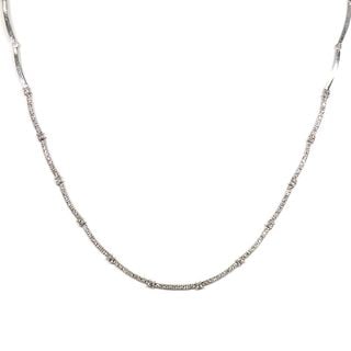 ��̾�Ų��ۡ�JEWELRY�ۥ��奨�꡼ ��������� K18WG �ۥ磻�ȥ������ �ǥ�����ͥå��쥹 44cm ��ǥ���������š�