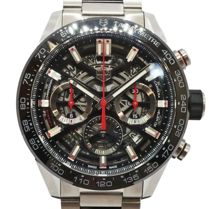 ��ŷ��ۡ�TAGHEUER�ۥ����ۥ��䡼 ����� �ۥ��䡼02 �����Υ���� CBG2010.BA0662 43mm SS �֥�å� ��� ��ư���� �ӻ��סڿ���Ʊ�ۡ͡���š�