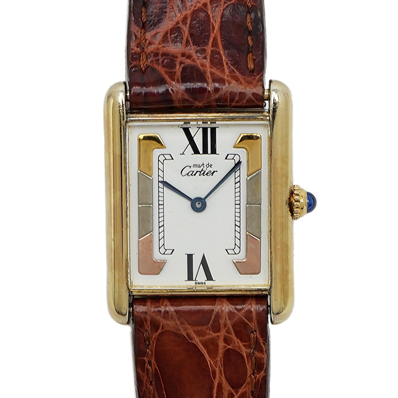 ��̾��ۡ�CARTIER�ۥ���ƥ��� �ޥ��ȥ���LM ������ᥤ�� �ۥ磻�� �ȥ�˥ƥ� ��ʸ���� SV925 �쥶�� �������� ��� �ܡ����� �� �ӻ��ס�OH�ѡۡ���š�