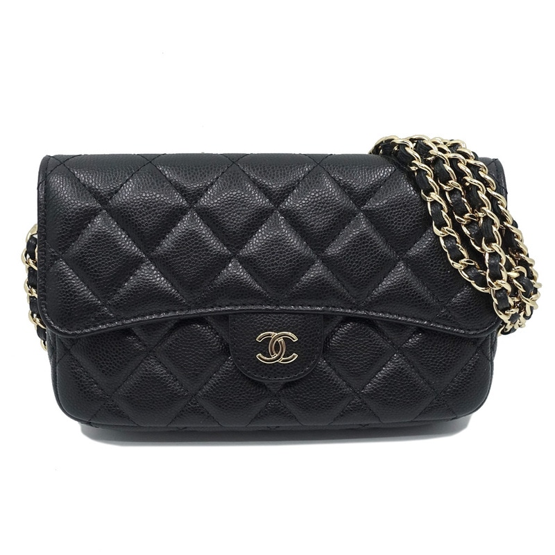 �ڱɡۡ�CHANEL�ۥ���ͥ� �ե��󥱡���������å� ���������Хå� AP2096 �쥶�� �֥�å� ������ɶ�� ��ǥ����� ���� �����ॷ�ꥢ�����š�
