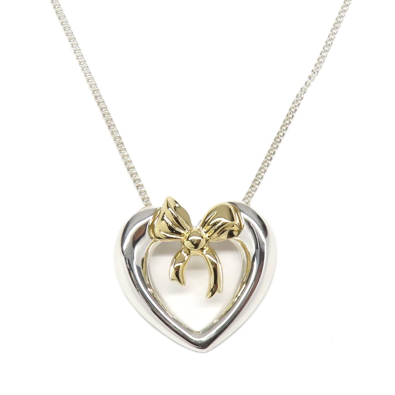 ��̾�Ų��ۡ�TIFFANY�ۥƥ��ե��ˡ� �ϡ��ȥ�ܥ� �ͥå��쥹 Ag925 750 ����С� ��������������� �ͥå��쥹 ���奨�꡼ ���������꡼�ڻž夲�ѡۡ���š�