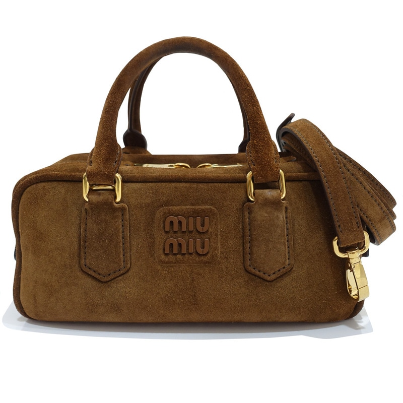 �ڱɡۡ�MIUMIU�ۥߥ奦�ߥ奦 ���륫�ǥ� �ѥǥå� �������� �ϥ�ɥХå� 2WAY 5BB142 �쥶�� �������֥饦�� ������ɶ�� ��ǥ����� ���� ��¸�ޡ���š�