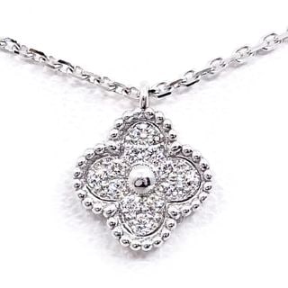 �ڱɡۡ�VAN CLEEF��ARPELS�ۥ����󥯥꡼�ա������ڥ� K18WG ���������ȥ���ϥ�֥� ��������� �ͥå��쥹 750WG VCARO85900 ���奨�꡼����š�