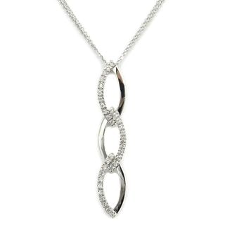 �ڱɡۡ�VENDOME AOYAMA�ۥ�����ɡ����Ļ� �ͥå��쥹 ��������� 0.30ct K18WG 7.3g ���奨�꡼ ��ǥ����� ��ʪ ����¾�ڻž夲�ѡۡ���š�