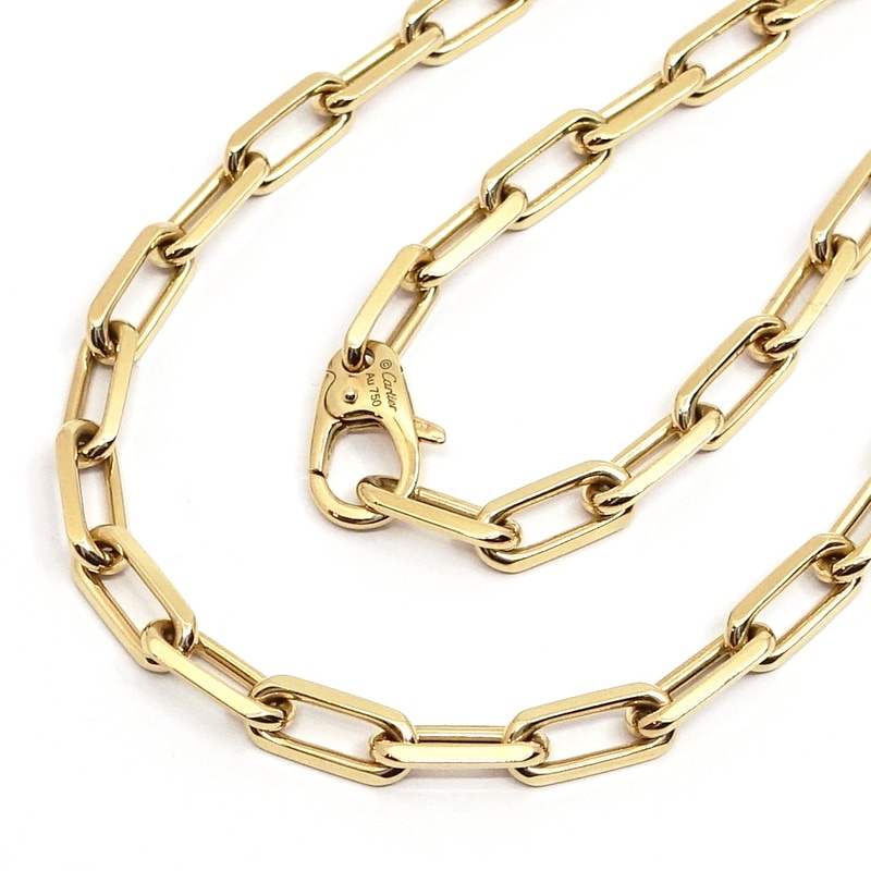 �ڱɡۡ�CARTIER�ۥ���ƥ��� K18YG ����ȥ� �ɥ� ����ƥ��� �ͥå��쥹 MM �ߥǥ������ǥ� 750YG ���奨�꡼ ��� ��ǥ����� B7009000����š�