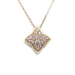 �ڱɡۡ�VENDOME AOYAMA�ۥ�����ɡ����Ļ� �ͥå��쥹 ������ K18YG ��������� 0.18ct ��������������� 45.5cm ��3.0g ���奨�꡼ ��ǥ���������š�