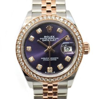 �ڱɡۡ�ROLEX�ۥ���å��� �ǥ��ȥ��㥹��28 279381RBR �����٥른���� 10P������ ������ �ӻ��� SS PG ����ӥ꡼�֥쥹 ����� ��ư���� ��ǥ���������š�