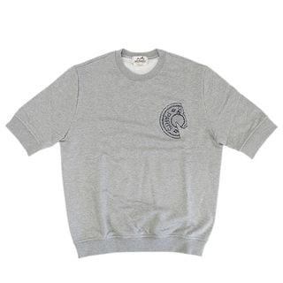 ��ŷ��ۡ�HERMES�ۥ���᥹ ���롼�ͥå� �������å� ���롼�ɥ��� ���졼 ɽ��������S  ���åȥ� Ⱦµ �ȥ졼�ʡ� �ȥåץ� ��� ��ǥ������ڿ��ʡۡ�̤���ѡۡ���š�