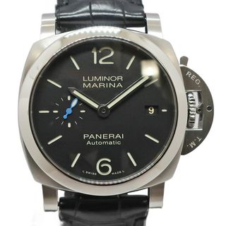 ��ŷ��ۡ�PANERAI�ۥѥͥ饤 ��ߥΡ��� �ޥ꡼�� ������� 40mm PAM01372 Y�� ��� �֥�å� SS �쥶�� ��ư���� �ӻ��סڻž夲�Ѥߡۡ���š�