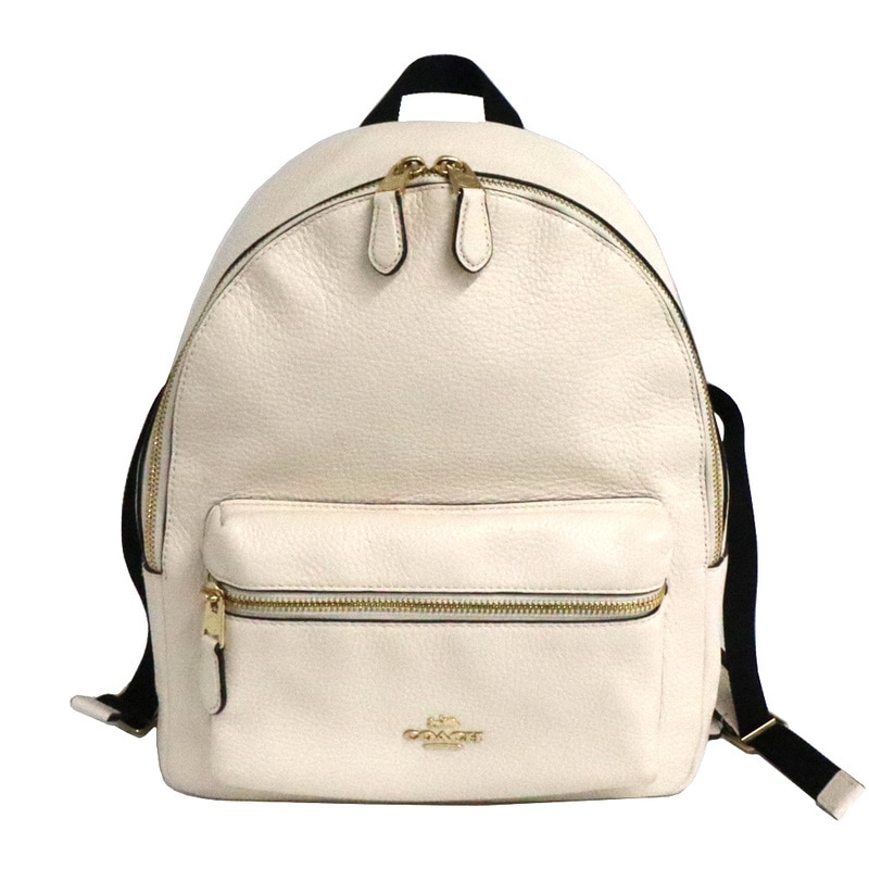 ��̾�Ų��ۡ�COACH�ۥ����� ���㡼�꡼ �ߥǥ����� �Хå��ѥå� F30550 �ۥ磻�� �쥶�� ��ǥ����� �����š�
