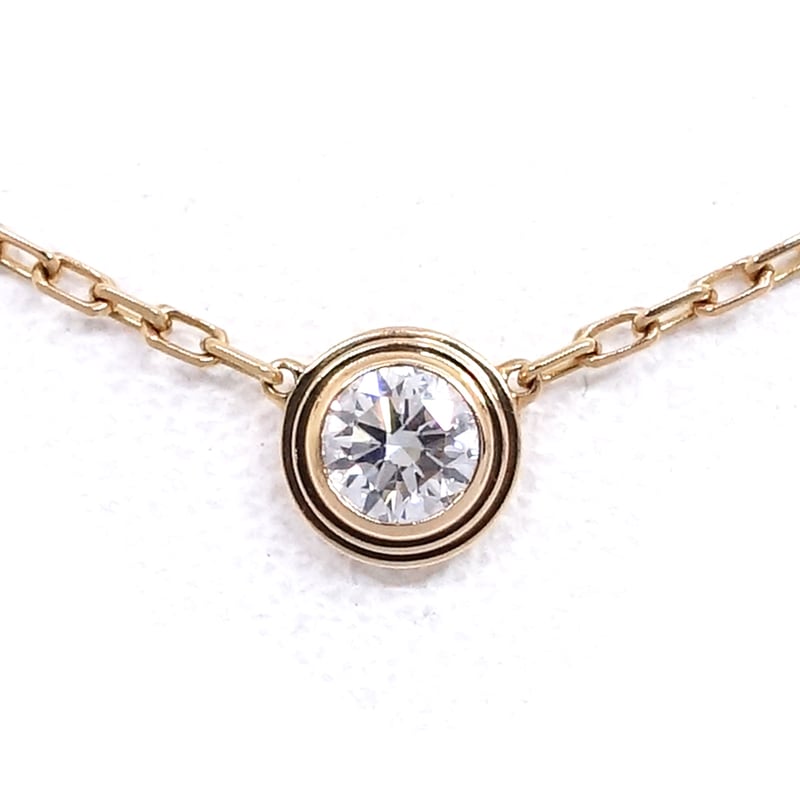 �ڱɡۡ�CARTIER�ۥ���ƥ��� K18PG ���ࡼ�� LM ��������� �ͥå��쥹 �顼����ǥ� 750PG ���奨�꡼ ��ǥ����� B7215600����š�