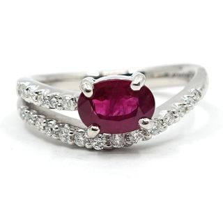 �ڱɡۡ�JEWELRY�ۥ��奨�꡼ ��� ���� ��ӡ� 1.24ct ��������� 0.20ct Pt900 �ץ���� ��5.6g 12�� ��ǥ����� ���ΤΤߡ���š�