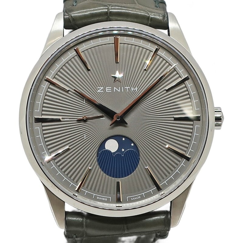 ��ŷ��ۡ�ZENITH�ۥ��˥� ���꡼�� �ࡼ��ե����� 03.3100.692/03.C923 40.5mm SS �쥶�� ���졼 ��ư���� ��� �ӻ��ס���š�