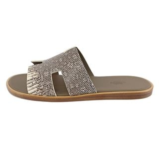 ��ŷ��ۡ�HERMES�ۥ���᥹ ������� �����ߡ��� �ꥶ���ɥ쥶�� ������42 ���ܥ������ܰ���27cm���� �֥饦��� �� ��󥺡ڿ��ʡۡ�̤���ѡۡ���š�