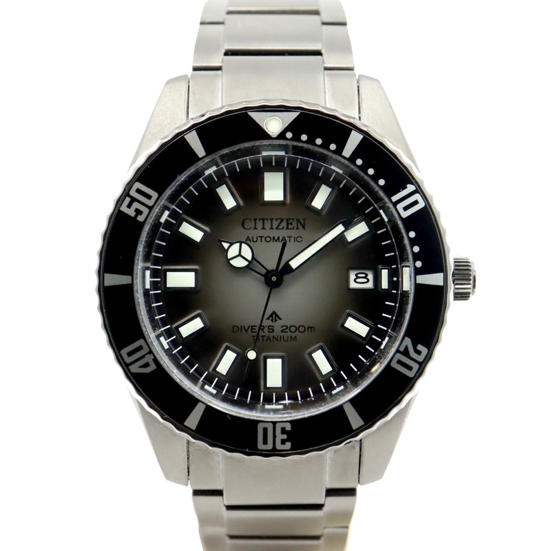 �ڱɡۡ�CITIZEN�ۥ������� �ӻ��� �ץ��ޥ����� �ޥ�󥷥꡼�� �ᥫ�˥�������С�200m NB6025-59H ��� �֥�å�����š�