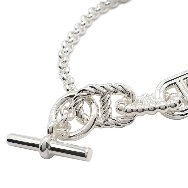��ŷ��ۡ�HERMES�ۥ���᥹ �������̥��󥯥� ���쥢2 GM 420 ����С� Ag925 �ͥå��쥹 ���奨�꡼ ���������꡼ ����°�������̤���ѡۡ���š�