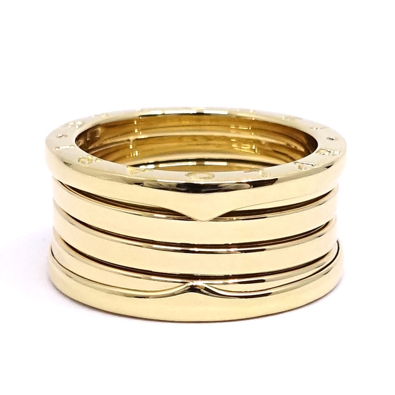 �ڱɡۡڥ�����ۡ�BVLGARI�ۥ֥륬�� K18YG B-Zero1 4�Х�ɥ�� �ӡ�������� ��� ���� 750YG ��ǥ����� ��� ���奨�꡼�ڻž夲�ѡۡ���š�