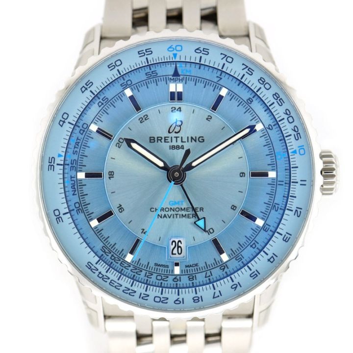 �ڱɡۡ�BREITLING�ۥ֥饤�ȥ�� �ʥӥ����ޡ������ȥޥ��å�GMT41 A32310171C1A1 �������֥롼 �ӻ��� SS ��ư���� ��󥺡���š�