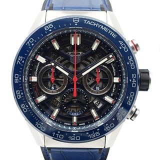 �ڱɡۡ�TAG HEUER�ۥ����ۥ��䡼 ����� �����С��ۥ��䡼02 �����Υ���� 45mm CBG2A11 SS �쥶���ߥ�С��٥�� ������ȥ�ʸ���� ��ư���� ��� Ȣ �ݾڽ����š�
