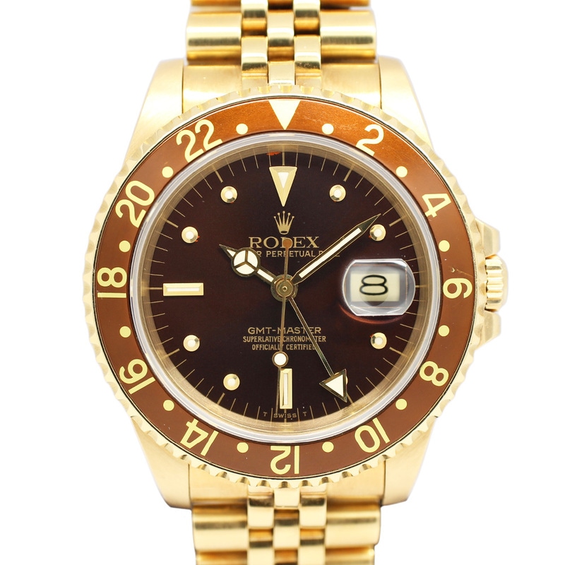 ��̾�Ų��ۡ�ROLEX�ۥ���å��� GMT�ޥ����� 16758 83���� �֥饦�� YG ��ư���� ��� ����ӥ꡼ 1984ǯ������š�