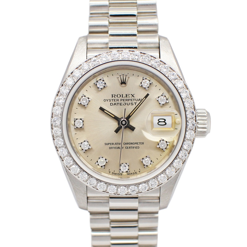 ��̾�Ų��ۡ�ROLEX�ۥ���å��� �ǥ��ȥ��㥹�� 69136G L�� ����С� ������ PT ��ư���� ��ǥ���������š�