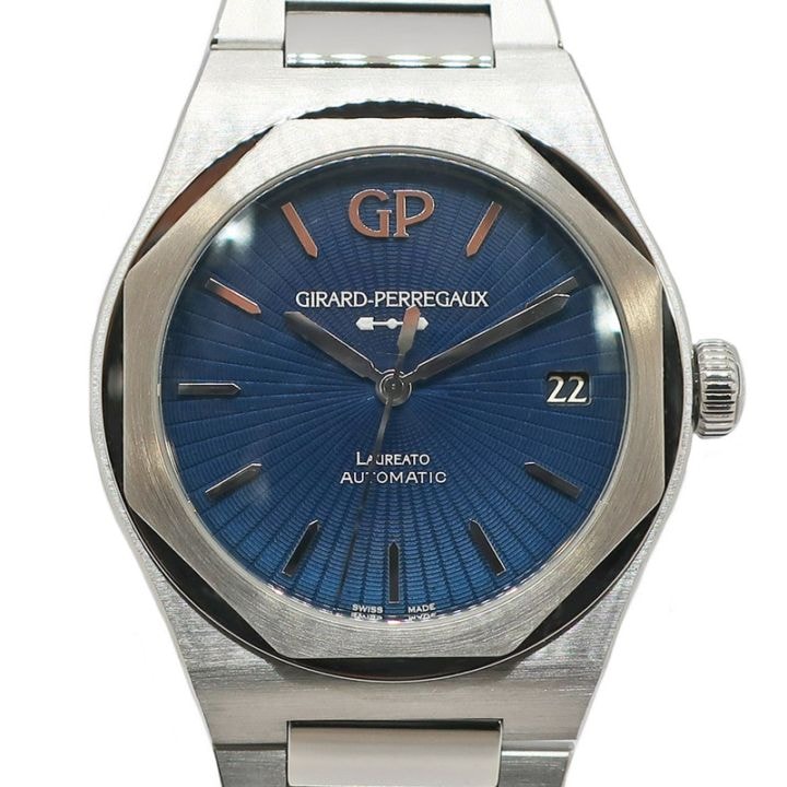 ��ŷ��ۡ�GIRARD PERREGAUX�ۥ��顼��ڥ르 ���쥢���� ���� ����ѥ��ߥƥå� 100�ܸ��� 81010-11-3310-1GM SS �֥롼 ��ư���� ��� �ӻ��סڻž夲�Ѥߡ�