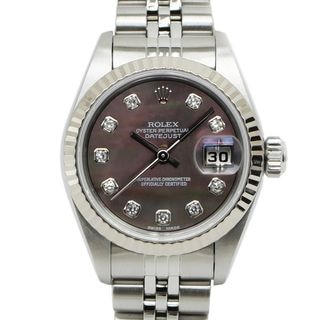 ��̾��ۡ�ROLEX�ۥ���å��� �ǥ��ȥ��㥹�� 79174NG �֥�å������� A�� SS/WG �ӻ��� ��ư�� ��ǥ�������OH�ѡۡڻž夲�ѡۡ���š�