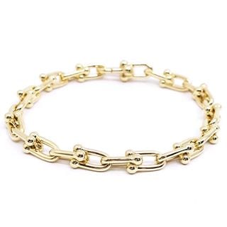 �ڱɡۡ�TIFFANY�ۥƥ��ե��ˡ� K18YG �ϡ��ɥ����� �֥쥹��å� ���⡼���� 750YG ���奨�꡼ ��� ��ǥ������ڻž夲�ѡۡ���š�