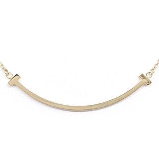 �ڱɡۡ�TIFFANY�ۥƥ��ե��ˡ� K18YG T���ޥ��� �ͥå��쥹 ���⡼�� �ڥ����� 750YG ���奨�꡼ ��ǥ����� �϶�ڻž夲�ѡۡ���š�