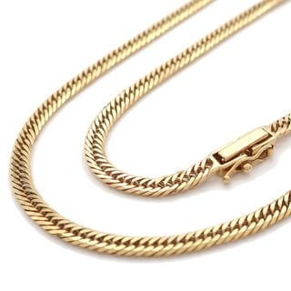 ��ŷ��ۡ�JEWELRY�� ��ʿ ���إ� �ͥå��쥹 ��10.4g ��40cm 8�̥��å� �ȥ�ץ� K18YG 750 YG ��������������� ¤ʾ�ɸ���ޡ��� ������ ����š�