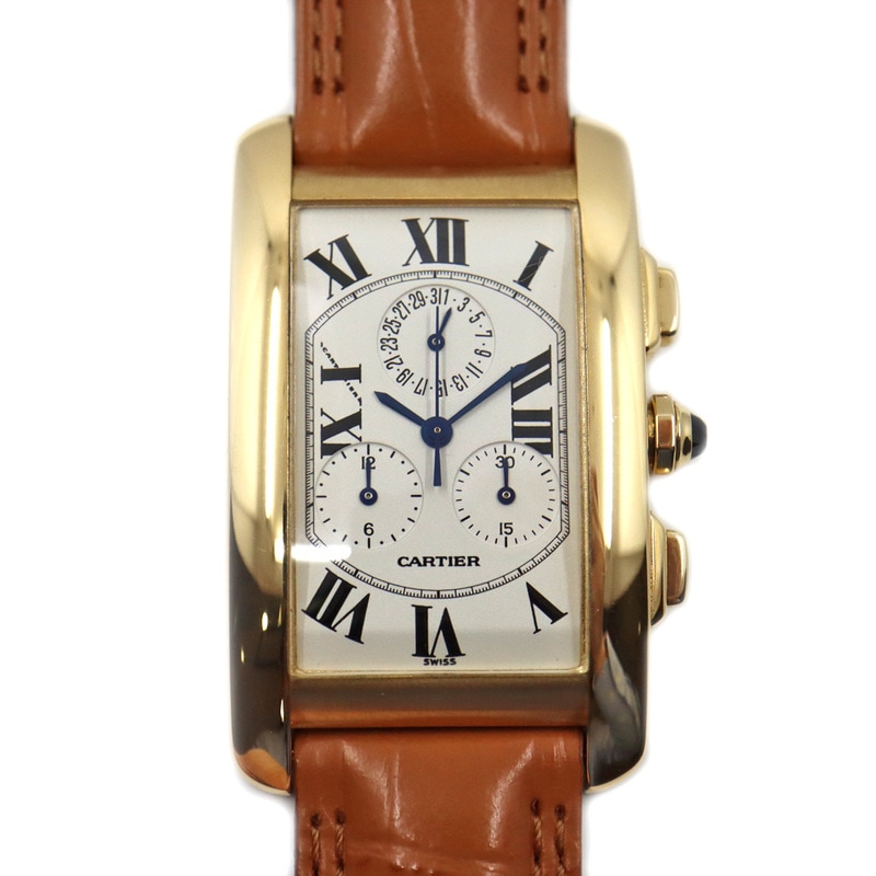 �ڱɡۡ�CARTIER�ۥ���ƥ��� ���󥯥���ꥫ��LM �����Υ�ե�å��� W2601156 �ӻ��� ��������������� �ѡ��ڥ��奢�륫������ K18YG �������� �쥶�� ��󥺡���š�