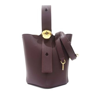 ロエベ LOEWE ショルダーバッグ ベルトバッグ ヒールバッグ レザー ブラック×ホワイト レディース 送料無料【中古】 h31904i ロエベ LOEWE バッグ 通販｜質ウエダ公式