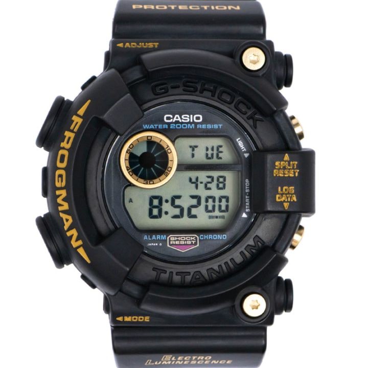 ��̾��ۡ�CASIO�ۥ����� G-SHOCK FROGMAN �ե��å��ޥ� DW-8200B-9A ������ɥ����� ���⳿ ��� �����å� �ӻ��� �ˡ���š�