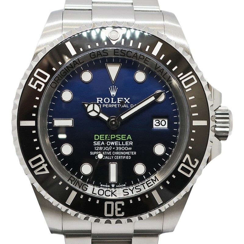 ��ŷ��ۡ�ROLEX�ۥ���å��� �ǥ����ץ��� 136660 D�֥롼 ������ SS ��� �ӻ��� ��ư���� 2024ǯ �ݾڽ��դ��ڻž夲�Ѥߡۡ���š�