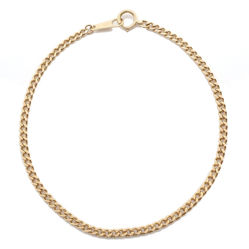 ��ŷ��ۡ�JEWELRY�ۥ��奨�꡼ ��ʿ ���إ� 17cm ��2.9g �֥쥹��å� 2�̥��å� ���󥰥� K18YG ��������������� ���������꡼����š�