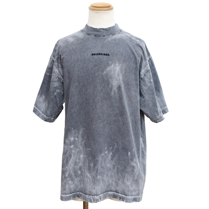 ��ŷ��ۡ�BALENCIAGA�ۥХ�󥷥��� ������ơ����ù�T����� Ⱦµ ɽ��������XS  �ɽ����� VL03 764235 TRVI8 8499 ���졼�� �ȥåץ� ���ѥ�����š�