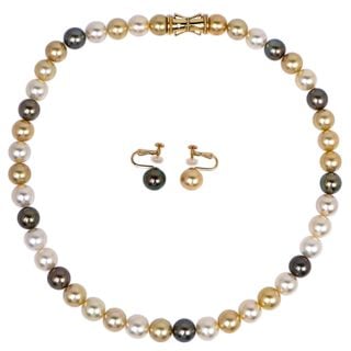��̾��ۡ�TASAKI�ۥ����� ���ο��� �ޥ���ͥå��쥹&������ ���å� K18YG ��������������� ������ �ѡ��� �ĺ����š�
