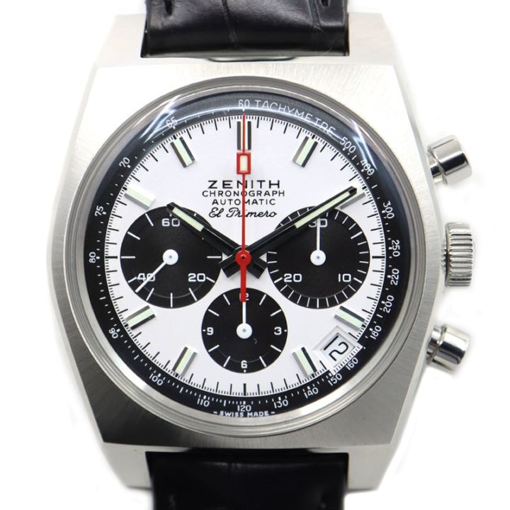 �ڱɡۡ�ZENITH�ۥ��˥� �����Υޥ����� A384 ��Х��Х� 03.A384.400/21.C815 �ۥ磻�� �ӻ��� �����Υ���� ��ư���� ��󥺡���š�