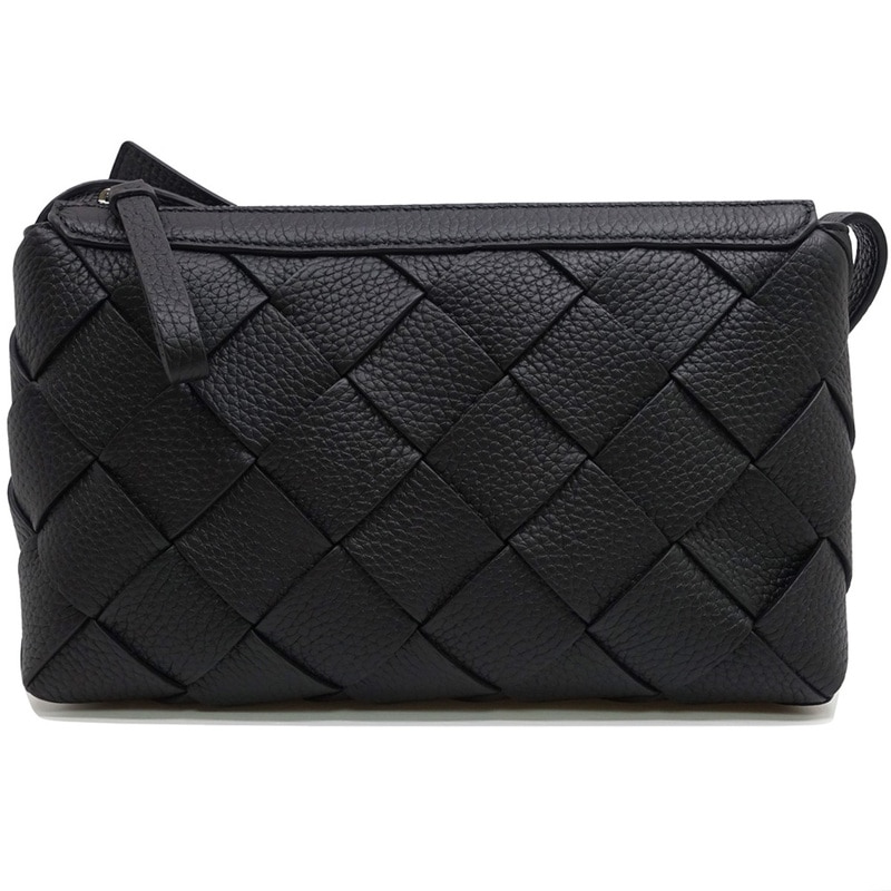 �ڱɡۡ�BOTTEGA VENETA�ۥܥåƥ������ͥ� �ǥ����� �����å� ���������Хå� 837112V4FV18803 �쥶�� �֥�å� ����С���� ��� ���� ��¸�ޡ���š�