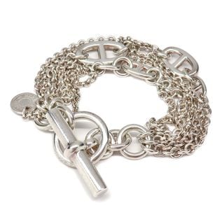 ��̾�Ų��ۡ�HERMES�ۥ���᥹ �֥쥹��å� �������̥��󥯥� �˥塼�ե����ɡ��� SH 2018ǯ��¤ ��16.0cm Ag925 ����С� 3Ϣ ���奨�꡼ ���������꡼����š�