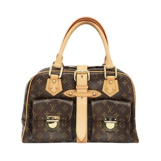 ��ŷ��ۡ�LOUIS VUITTON�ۥ륤�����ȥ� LV��Υ���� �ޥ�ϥå���GM �ϥ�ɥХå� M40025 ��Υ���७���Х� �쥶�� �֥饦�� ������ɶ�� �� ��ǥ���������š�
