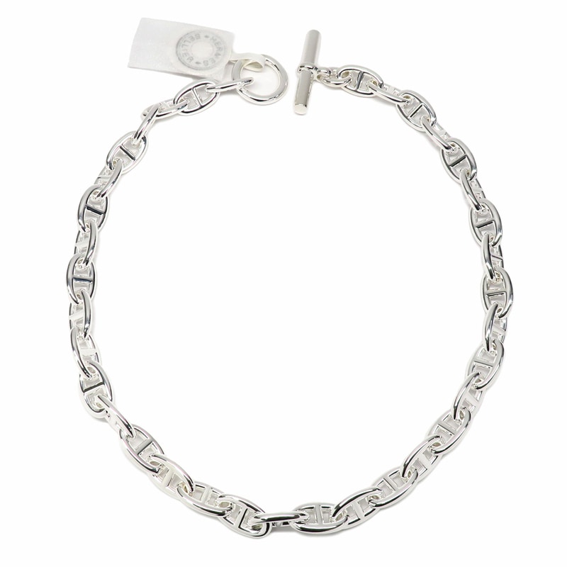 名古屋】【HERMES】エルメス ネックレス シェーヌダンクルGM 35コマ