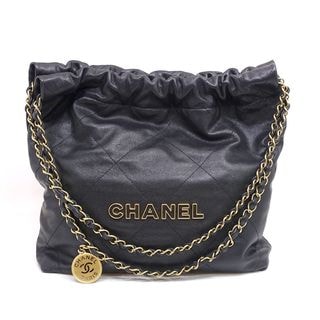 �ڱɡۡ�CHANEL�ۥ���ͥ� CHNEL22 ���⡼�� 2WAY�Хå� �ϥ��/�������� ����ӥ������� �����ॷ�ꥢ�� �֥�å� ������ɶ�� ��ǥ����� AS3260����š�