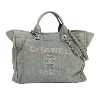 ��ŷ��ۡ�CHANEL�ۥ���ͥ� �ɡ������� ����åԥ󥰥Хå� �ȡ��ȥХå� 2WAY �ǥ˥� �饤�ȥ֥롼 ����С���� �� ��ǥ���������š�