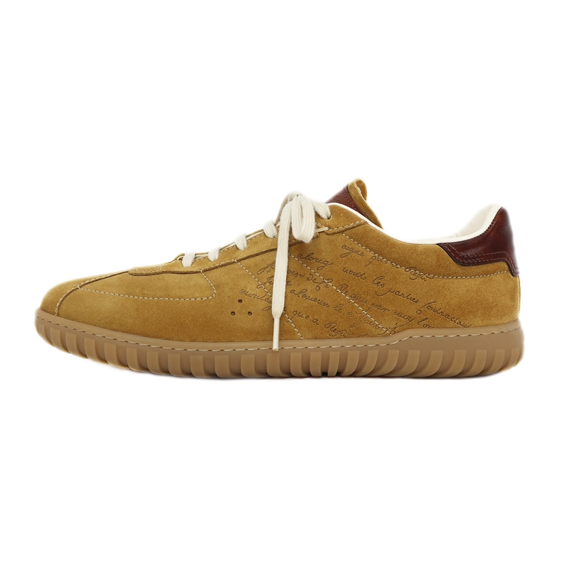 ��ŷ��ۡ�BERLUTI�ۥ٥��åƥ� ���ˡ����� �������å� ���ꥰ��ե� �֥饦��� �������� �쥶�� ɽ��������8.5 28cm���� �� ��󥺡���š�