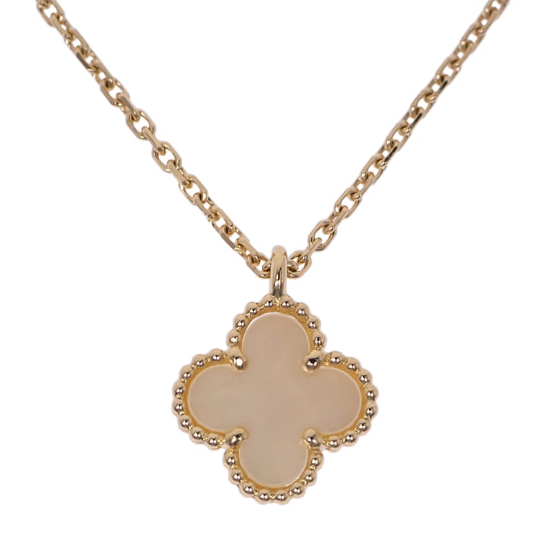 ��̾��ۡ�VAN CLEEF&ARPELS�ۥ����󥯥꡼�ա������ڥ� ���������� ����ϥ�֥� �ڥ����� VCARF69100 750YG 18K ��������������� �ޥ������֥ѡ��� �ͥå��쥹 ������ ���奨�꡼����š�