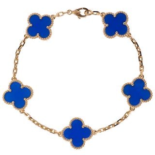 ��̾��ۡ�VAN CLEEF&ARPELS�ۥ����󥯥꡼�ա������ڥ� ������ơ�������ϥ�֥� 5������� VCARP34900 750YG 18K ��������������� �֥롼�������� �֥쥹��å� ���奨�꡼�ڿ��ʡۡ�̤���ѡۡ���š�