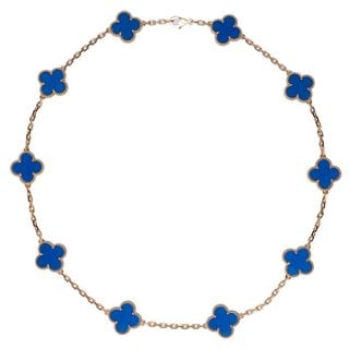 ��̾��ۡ�VAN CLEEF&ARPELS�ۥ����󥯥꡼�ա������ڥ� ������ơ�������ϥ�֥� 10������� VCARP34800 750YG 18K ��������������� �֥롼�������� �ͥå��쥹 ���奨�꡼�ڿ��ʡۡ�̤���ѡۡ���š�